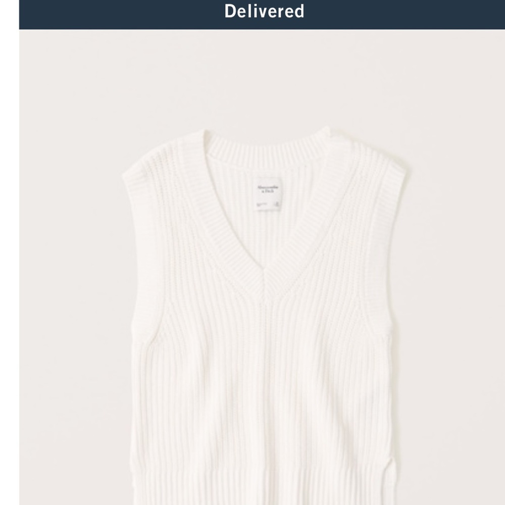 A&F NWOT Oversized Sweater Vest